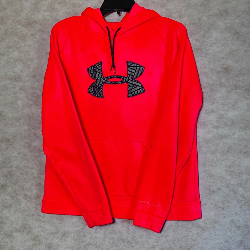 Under Armour Women's Hoodie Pullover Pink Storm Athletic Sweatshirt
